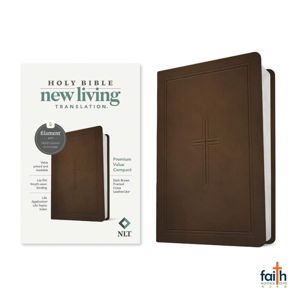 malaysia-online-christian-bookstore-faith-book-store-holy-bible-english-new-living-translation-NLT-premium-value-compact-dark-brown-framed-cross-leatherlike-filament-enabled-edition-9781496479303-800x800-2