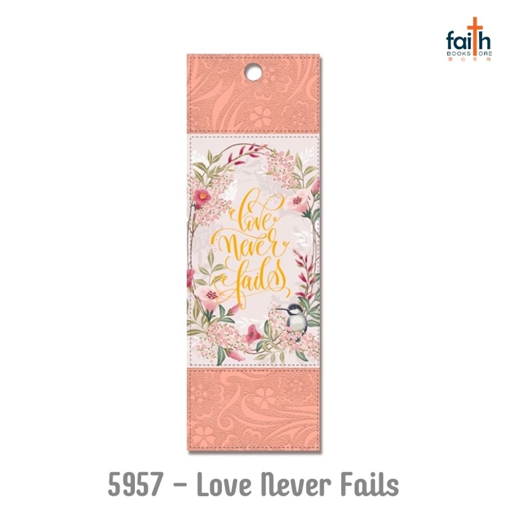 malaysia-online-christian-bookstore-faith-book-store-lux-leather-bookmarks-elim-art-SELBM-5957-WM-love-never-fails-800x800