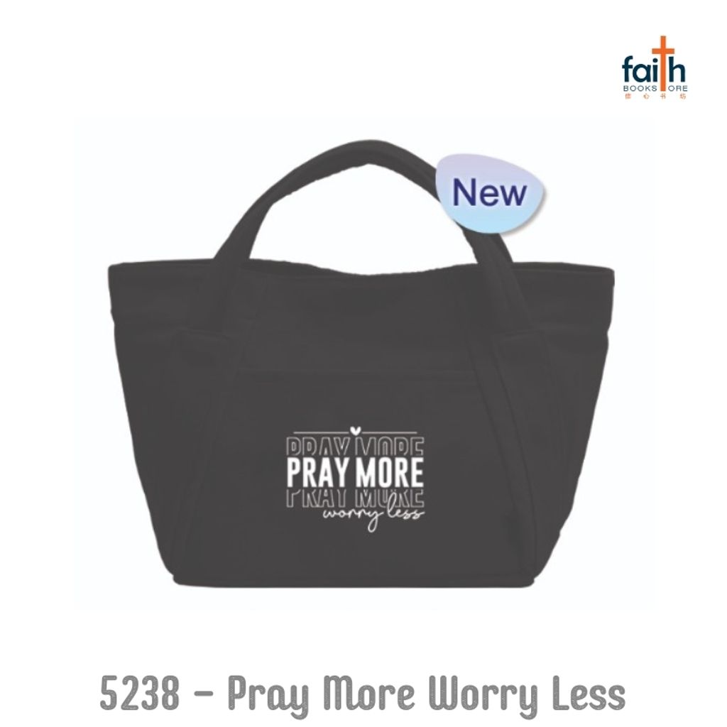 malaysia-online-christian-bookstore-faith-book-store-mini-canvas-tote-bag-bible-verse-elim-art-5238-pray-more-worry-less-800x800