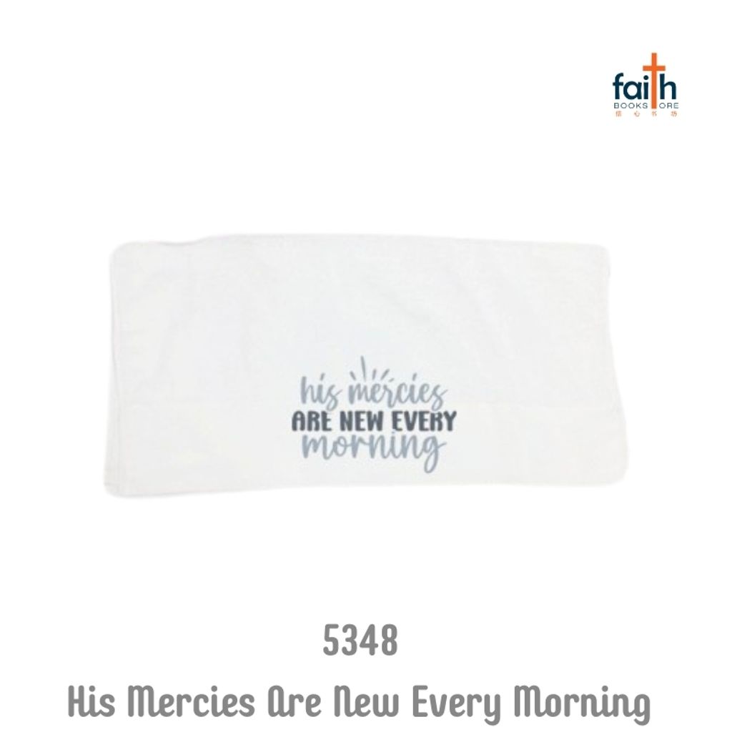 malaysia-online-christian-bookstore-faith-book-store-towels-white-100%-cotton-small-32-x-32-cm-face-towel-elim-art-GEFT-5348-SM-his-mercies-are-new-every-morning-800x800