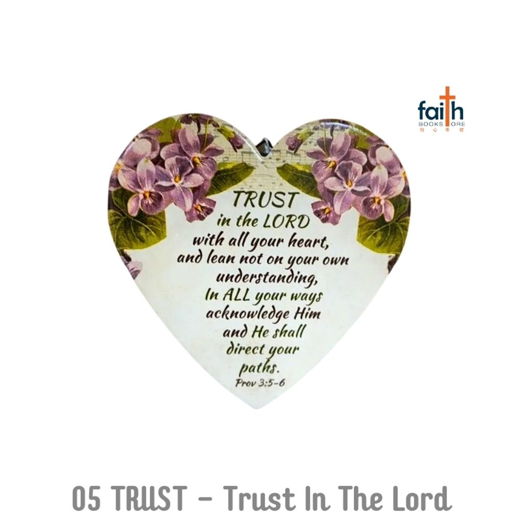 malaysia-online-christian-bookstore-faith-book-store-heart-shaped-ceramic-plaque-wall-decor-desk-decoration-chosen-treasure-05-trust-in-the-lord-proverbs