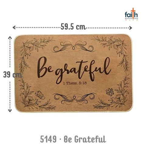 malaysia-online-christian-bookstore-faith-book-store-floor-mat-linen-door-mat-elim-art-hefm-5149-sm-be-grateful-1