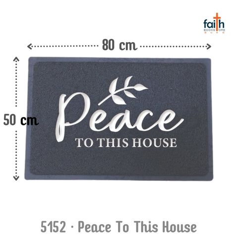 malaysia-online-christian-bookstore-faith-book-store-debossed-floor-mat-pvc-coil-doormats-home-decoration-elim-art-hefm-5152-wm-peace-to-this-house.