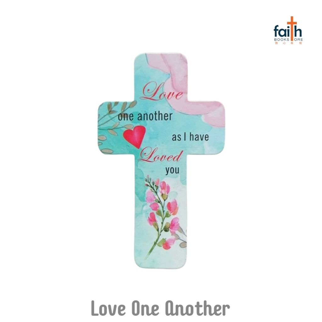 malaysia-online-christian-bookstore-faith-book-store-cross-magnets-cross-shaped-fridge-magnet-十字架-冰箱-贴-english-bible-verse-英文-经文-favor-bookstore-love-one-another-as-i-have-loved-you
