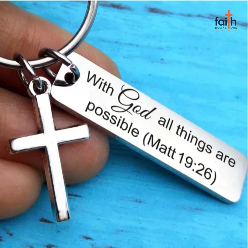 malaysia-online-christian-bookstore-faith-book-store-stainless-steel-laser-engraved-keychain-with-cross-pendant-bible-verse-scripture-经文-刻字-不锈钢-钥匙-扣-favor-bookstore-with-god-all-things-are-possible