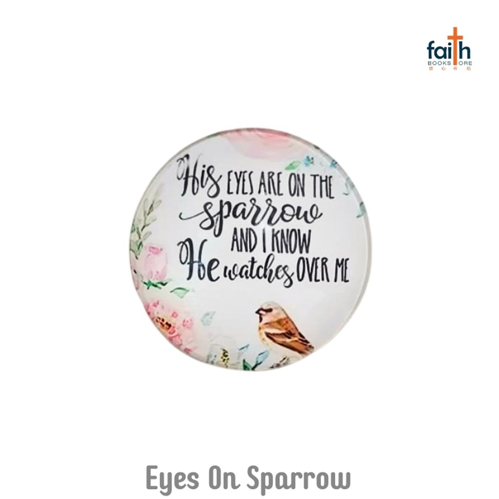 malaysia-online-christian-bookstore-faith-book-store-timeless-gem-crystal-glass-fridge-magnet-inspirational-scripture-bible-verse-quotes-magnets-时光-宝石-冰箱-贴-favor-bookstore-his-eyes-are-on-the-sparrow