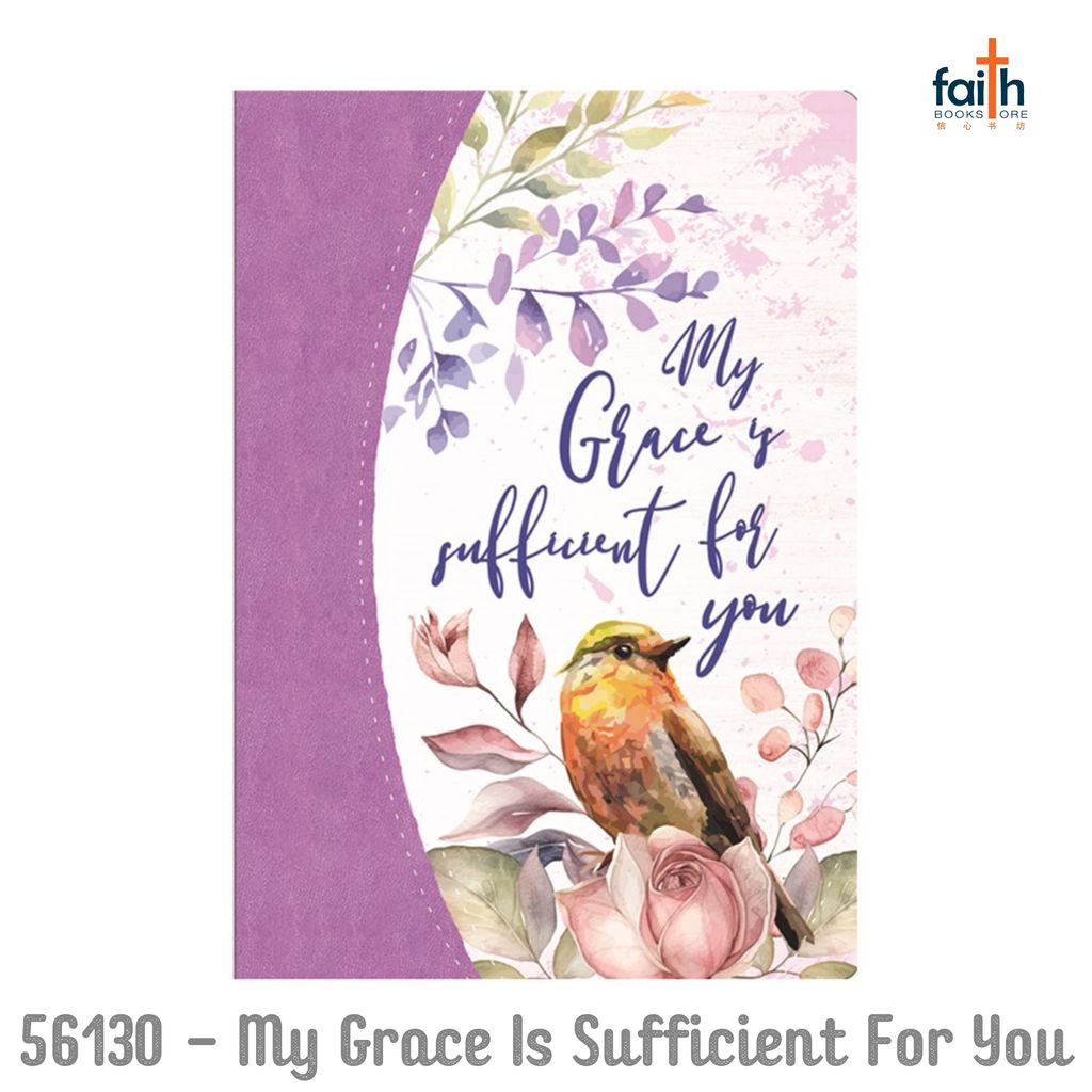 malaysia-online-christian-bookstore-faith-book-store-a5-lux-leather-2-tone-journal-notebook-elim-art-notebooks-journals-SEJL-56130-my-grace-is-sufficient-for-you