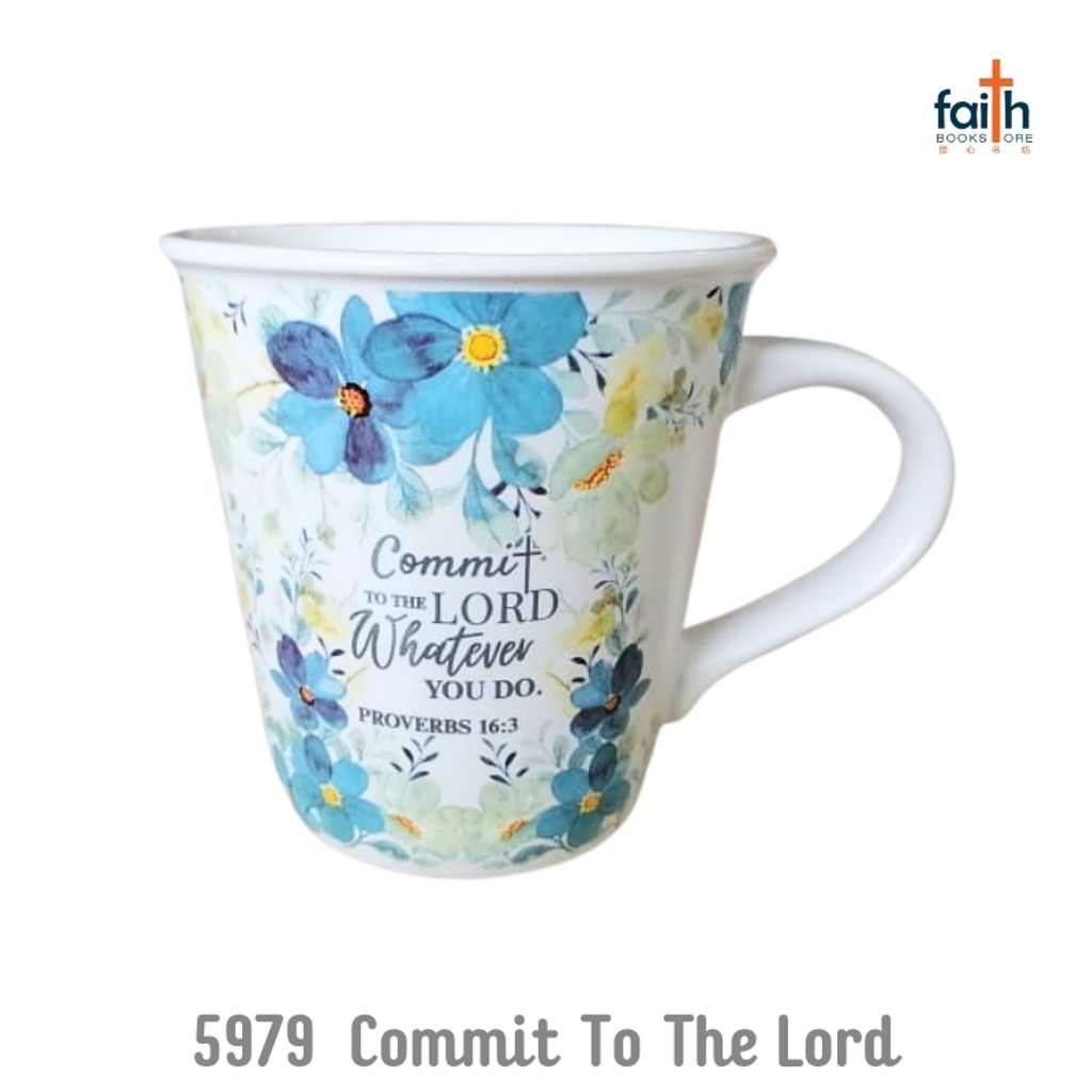 malaysia-online-christian-bookstore-faith-book-store-ceramic-mugs-with-bible-verse-scripture-260-ml-floral-design-white-cup-elim-art-GEMG-5979-WM-commit-to-the-lord-whatever-you-do-proverbs-16-3