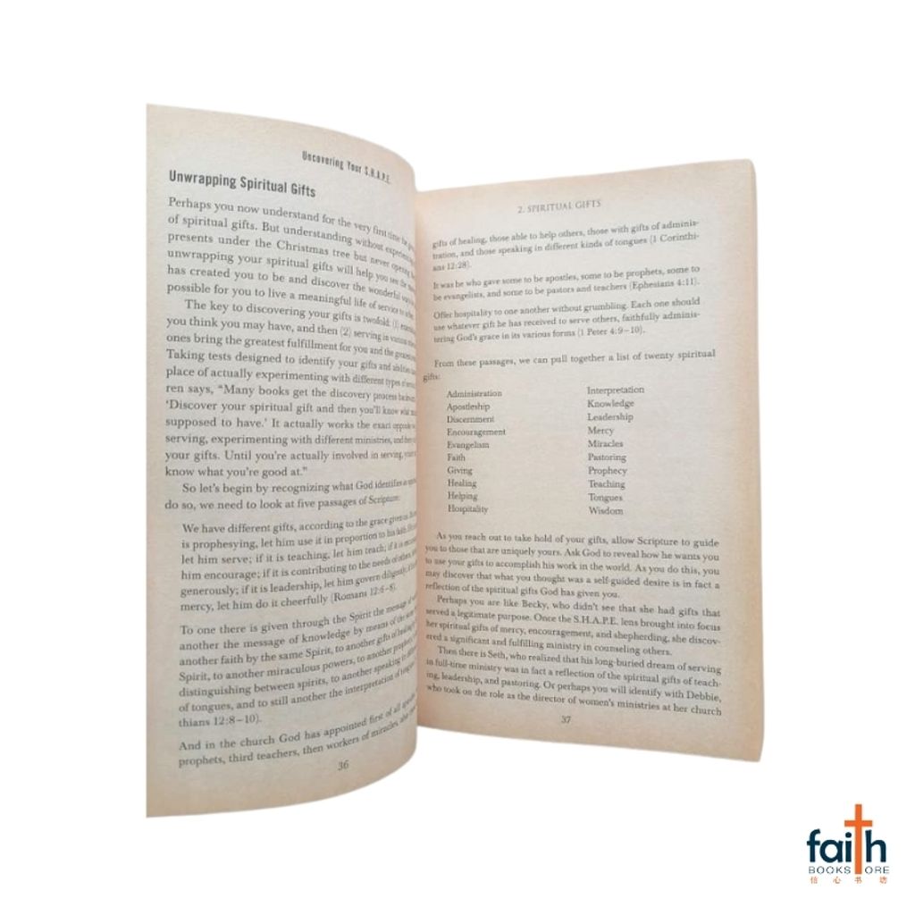 malaysia-online-christian-bookstore-faith-book-store-english-book-s.h.a.p.e.-finding-&-fulfilling-your-unique-purpose-for-life-erik-rees-zondervan-softcover-9780310274186-shape-special-discount-7