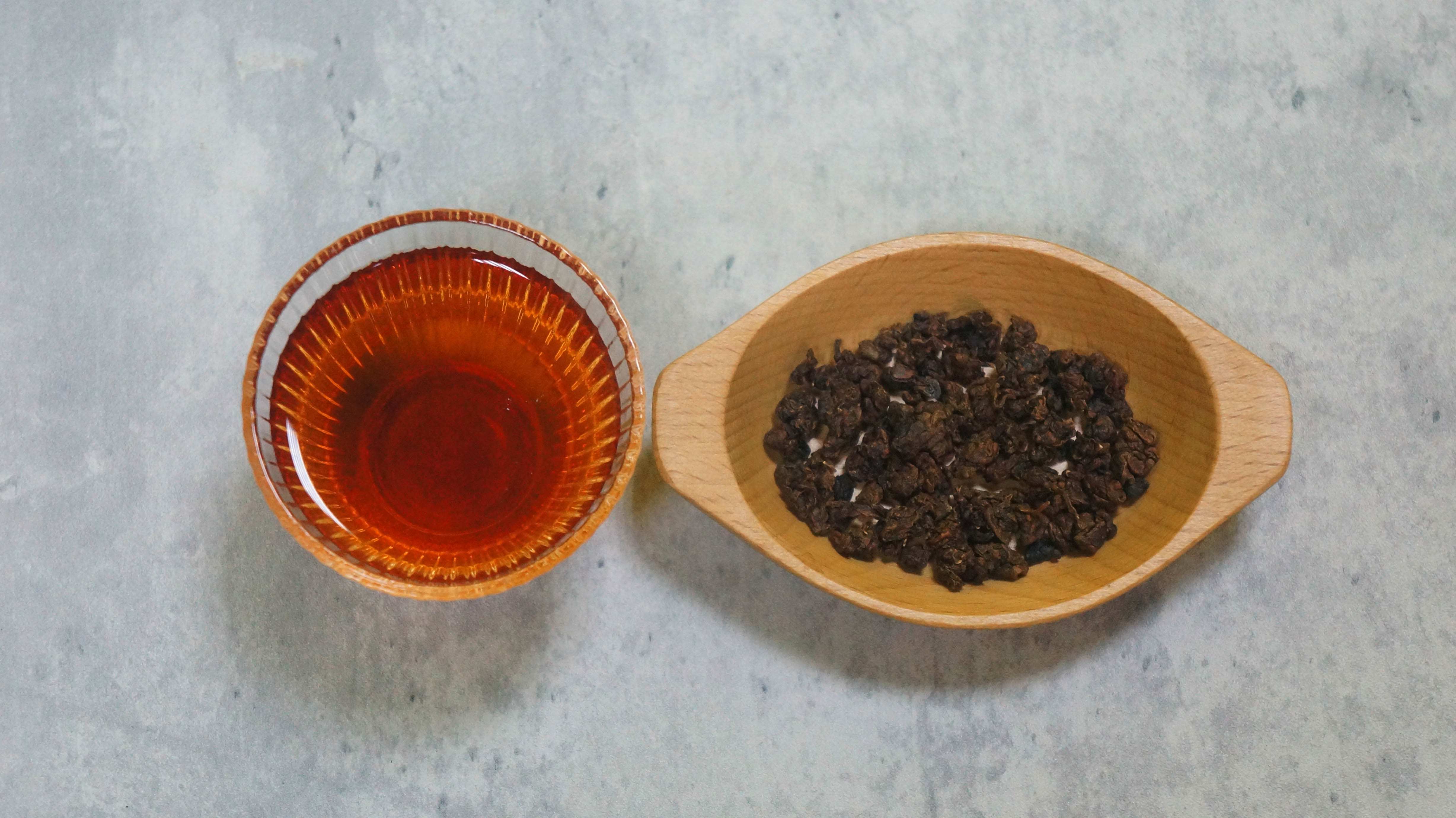 山蘊紅茶茶湯跟茶乾