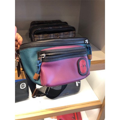 coach terrain belt bag colorblock