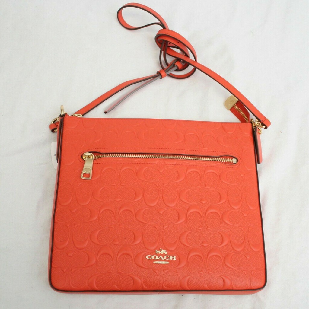 coach signature gazette crossbody