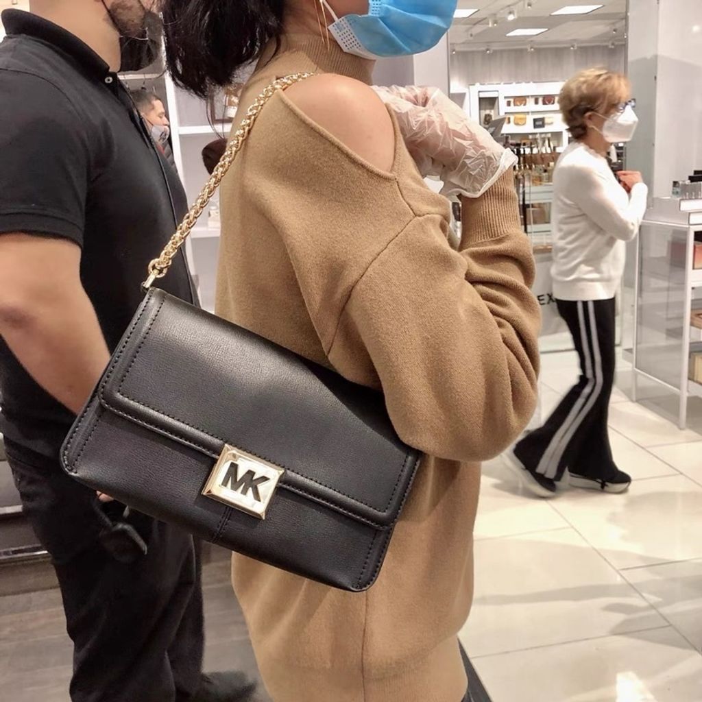 Michael Kors Women's Sonia Small Logo Shoulder Bag - Natural - Shoulder Bags