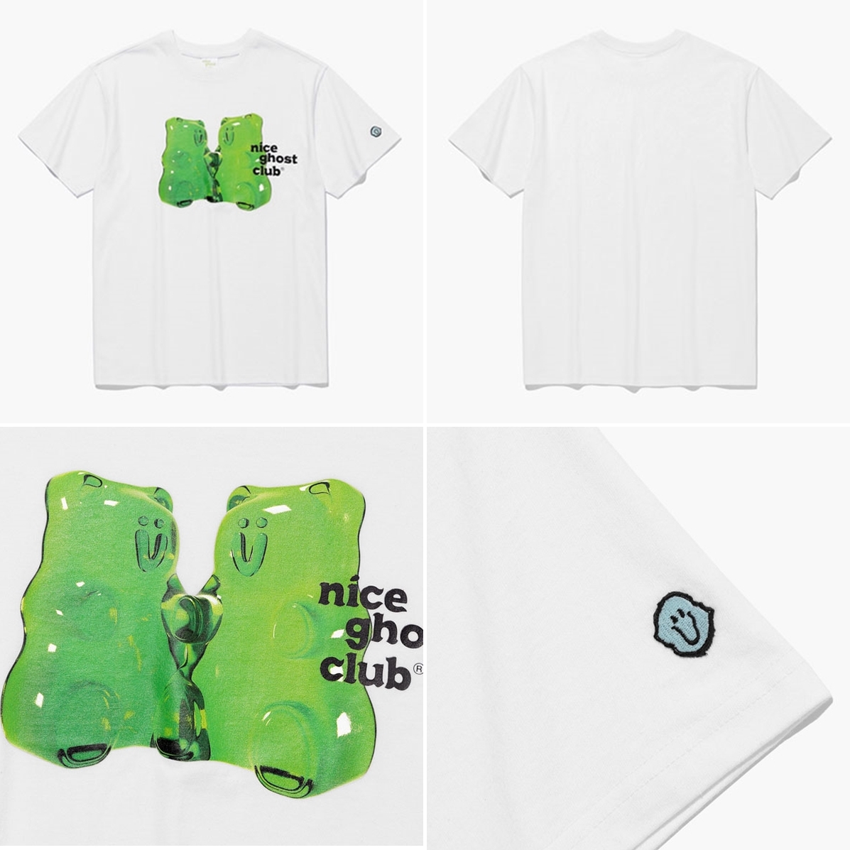 NICE GHOST CLUB 3D Gummy Bear&Logo 短袖上衣(三色) – zerone