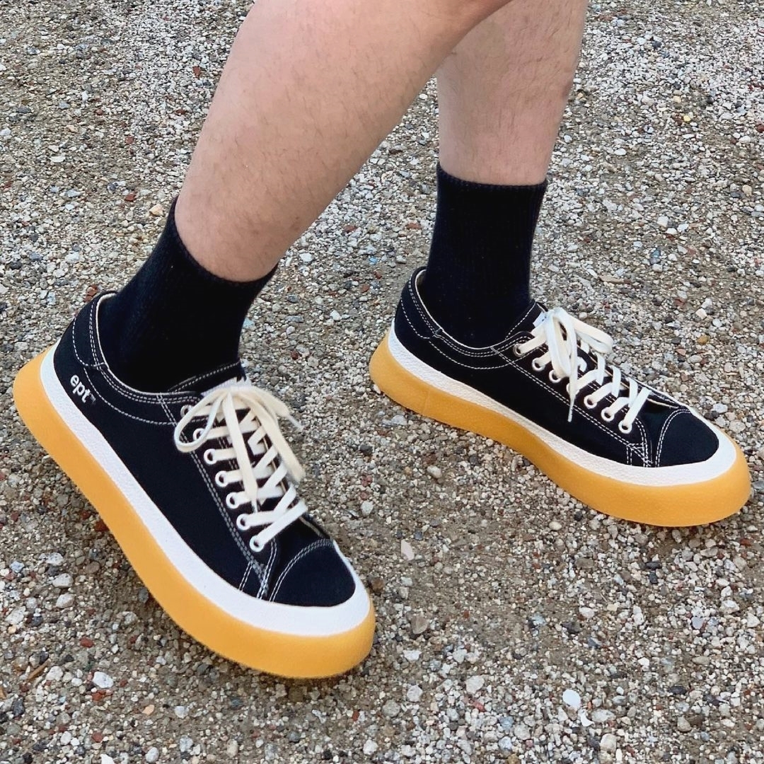 EPT Dive Layer 帆布焦糖底休閒鞋(黑) – zerone