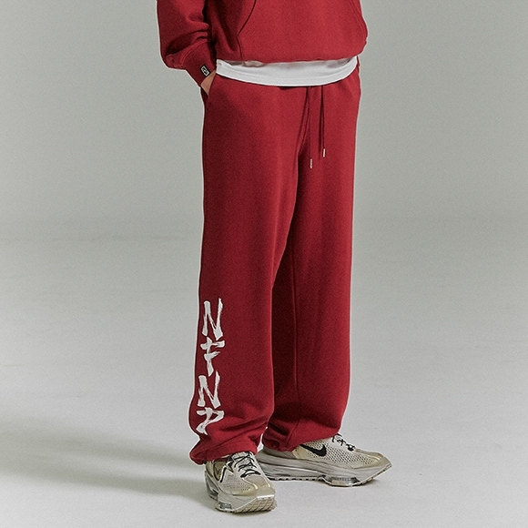 【NOT4NERD】Brush NFND Logo Nylon Pants ★韓国発 NOT4NERD Brush Nfnd Logo String 棉縮口落地長褲(六色) – zerone