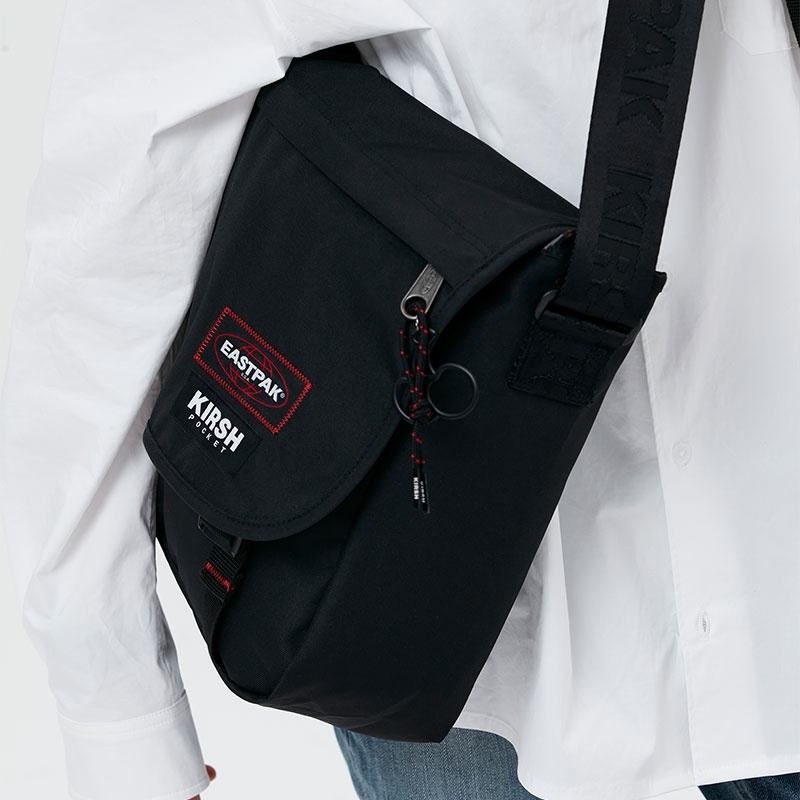 ★KIRSH★ Kirsch Shoulder Bag Delegate Black KIRSH x EASTPAK Delegate 側背郵差包(黑) – zerone