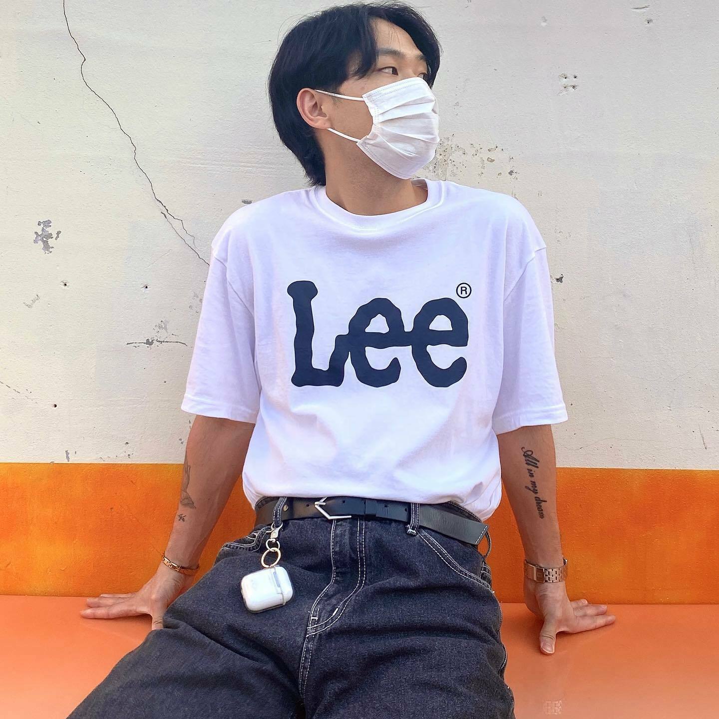 ◆LEE◆ Big Twitch Logo Dying T-Shirt Charcoal LEE Big Twitch Logo 短袖上衣(六色) – zerone