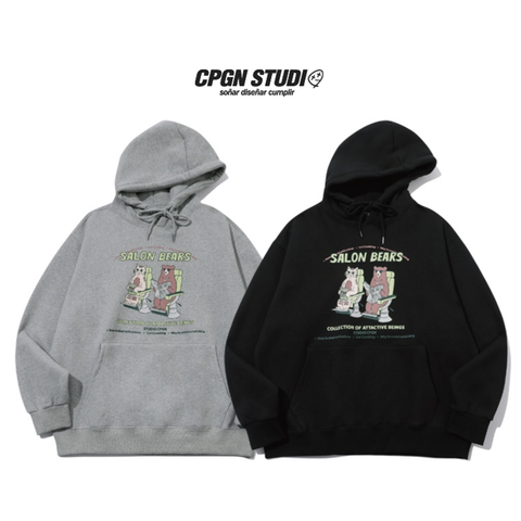 【CPGN STUDIO】23FW★ SALON BEAR Hoodie CPGN STUDIO Salon Bear 帽T (兩色) – zerone