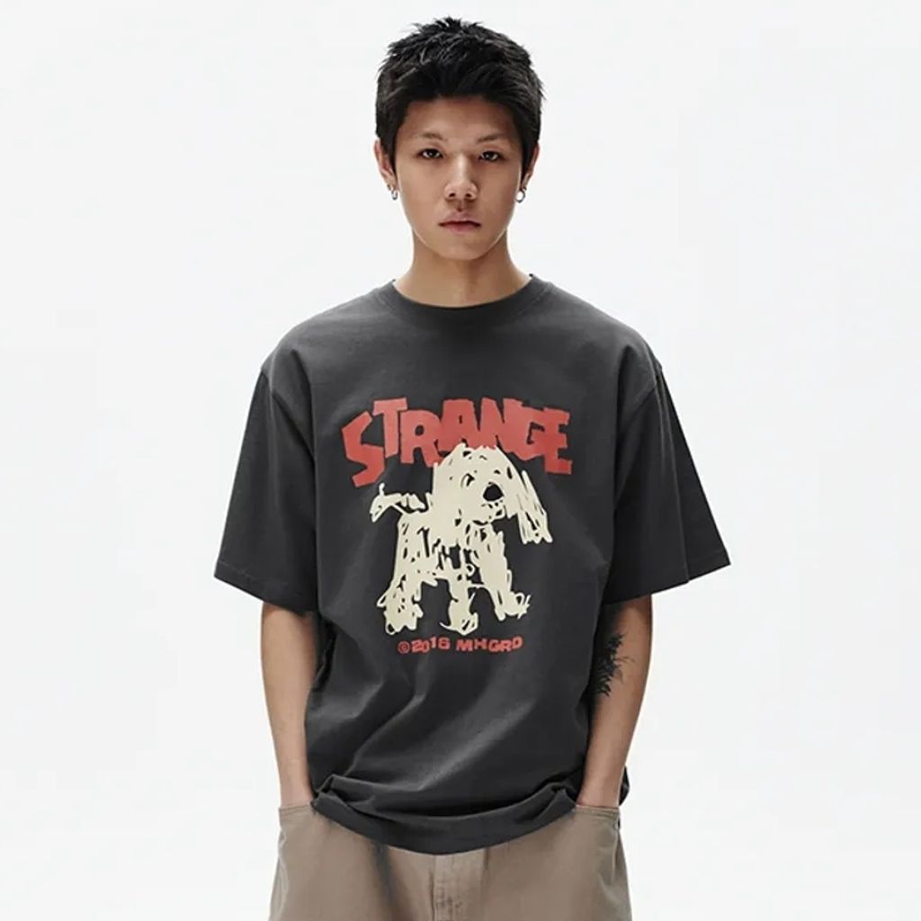 【mahagrid】25SS★ STRANGE PUPPY TEE MAHAGRID Strange Puppy 短袖上衣(兩色) – zerone