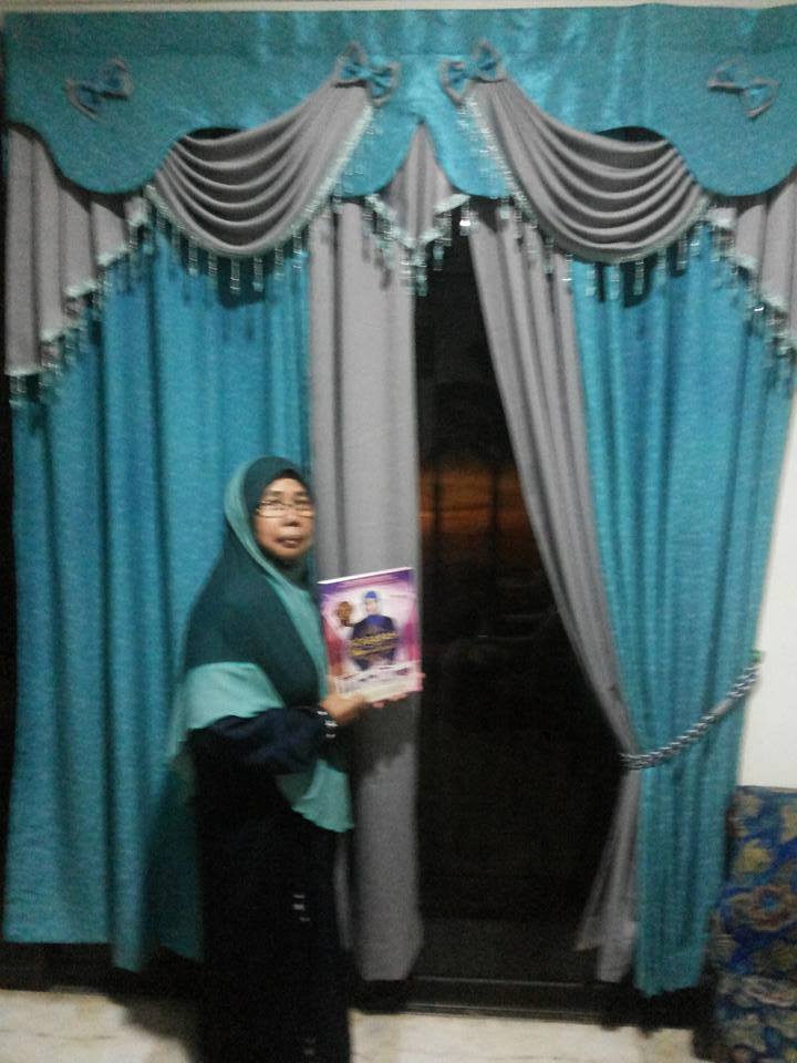 langsir kelabu + biru
