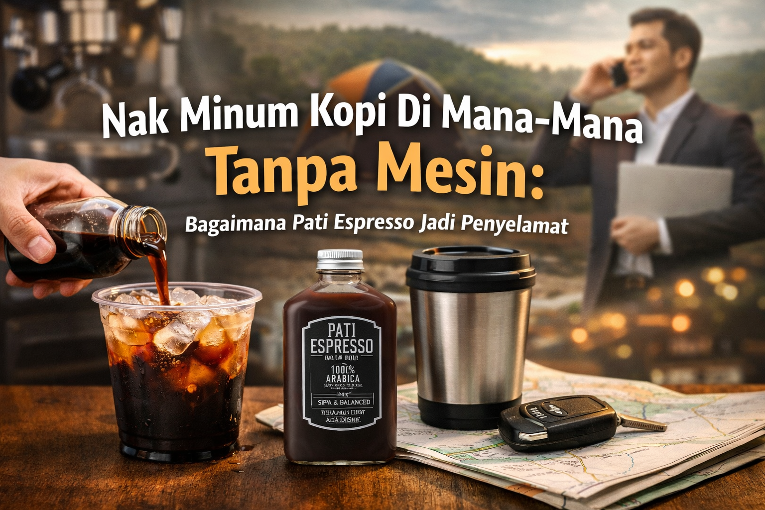Pati Espresso: Cara Mudah Nak Minum Kopi Sedap Di Mana-Mana Tanpa Mesin