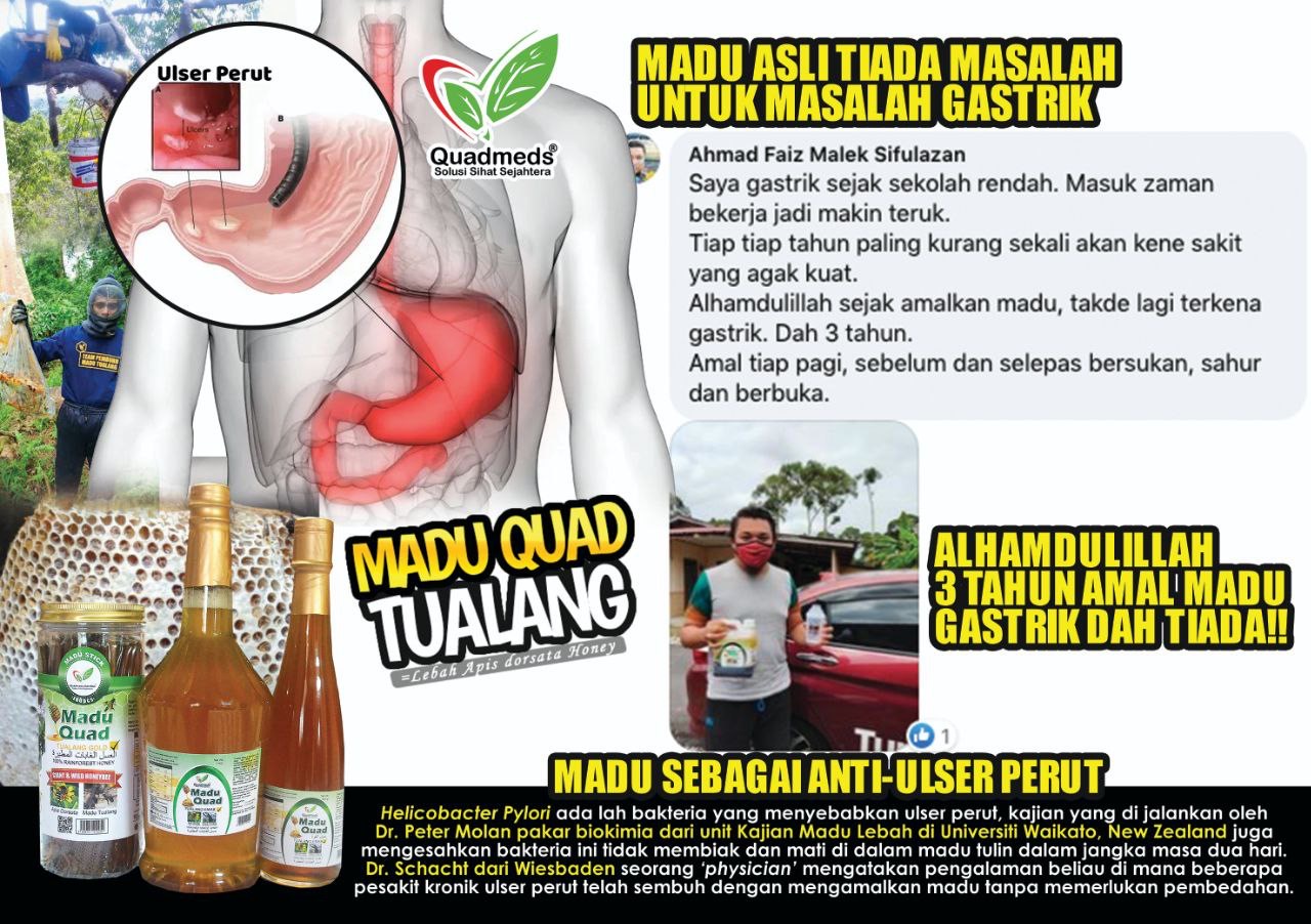 Madu dan masalah gastrik