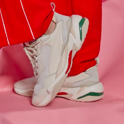 puma thunder whisper white