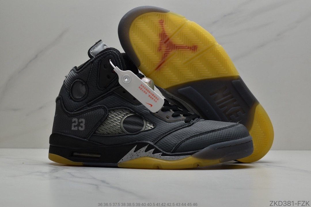 Off-White x Air Jordan 5 'Muslin' – Basketball Footwear