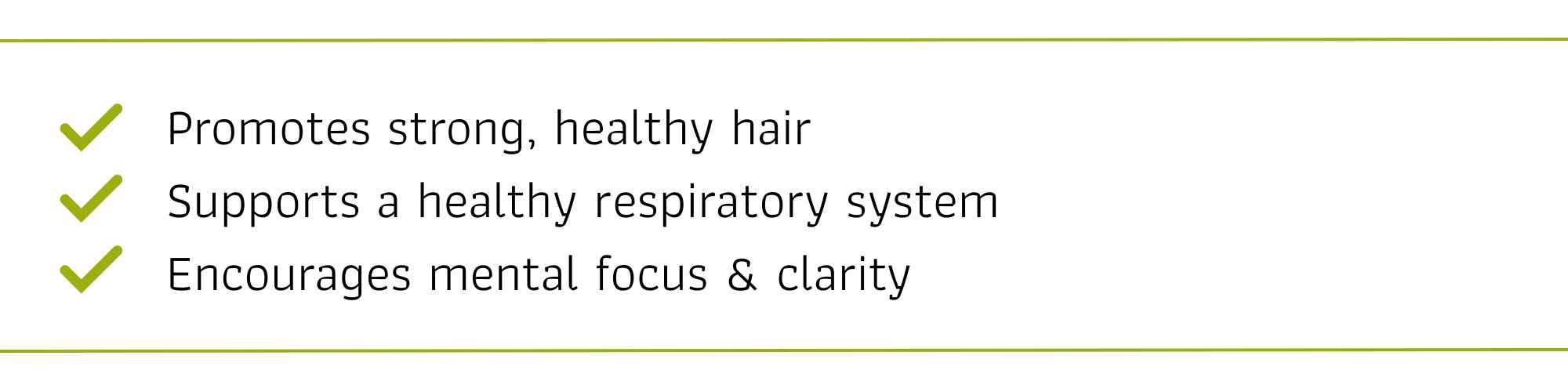 Webpage Key Benefits Banner