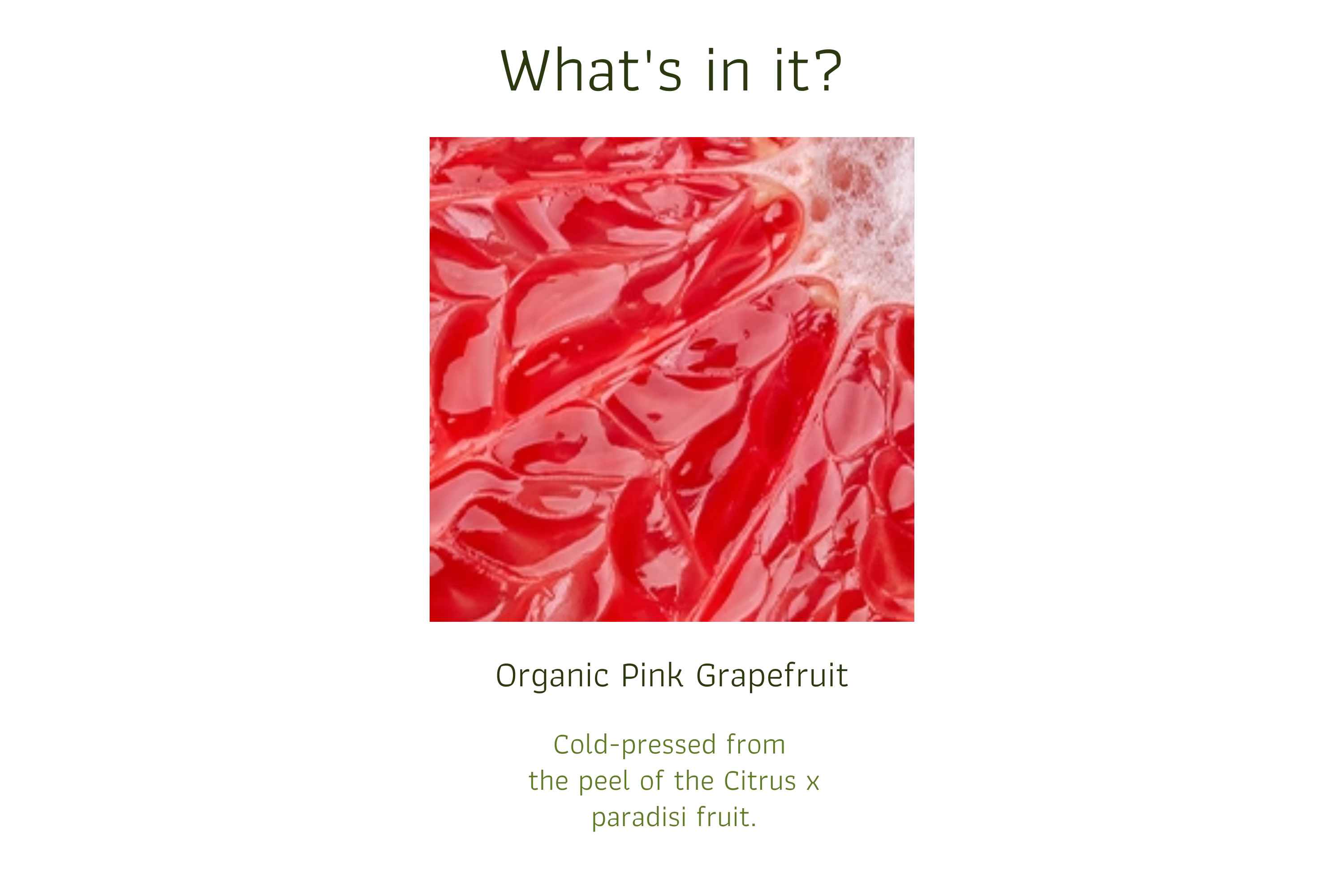 Organic Pink Grapefruit