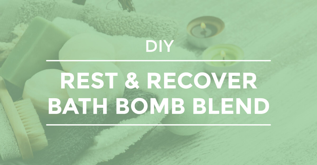 Rest And Recover Bath Bomb Blend DIY