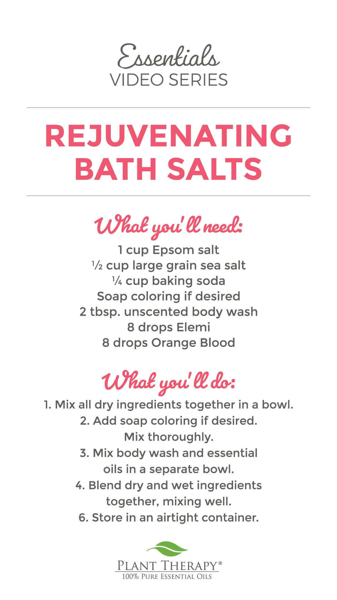 bath salt ingredients