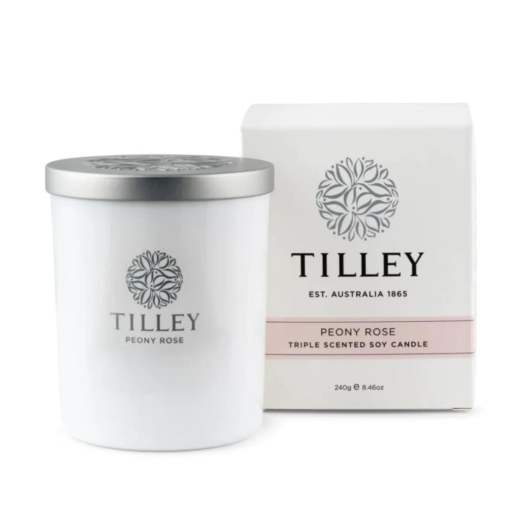 Joy of Oiling Tilley Peony Rose Candle
