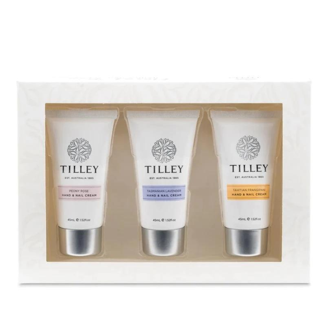 Joy of Oiling Tilley Floral Hand & Nail Cream Trio Gift Pack