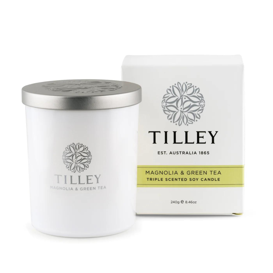 Joy of Oiling Tilley Magnolia Green Tea Soy Candle