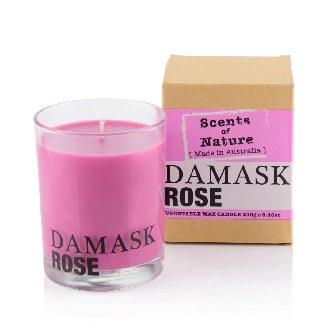 Joy of Oiling Scent of Nature Damask Rose Soy Candle
