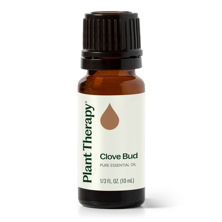 Plant Therapy Clove Bud Essential Oil bottle with warm spicy aroma
