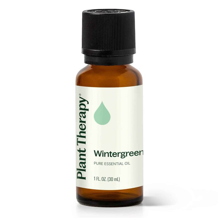 Wintergreen Essential Oil diluted for soothing muscle massage