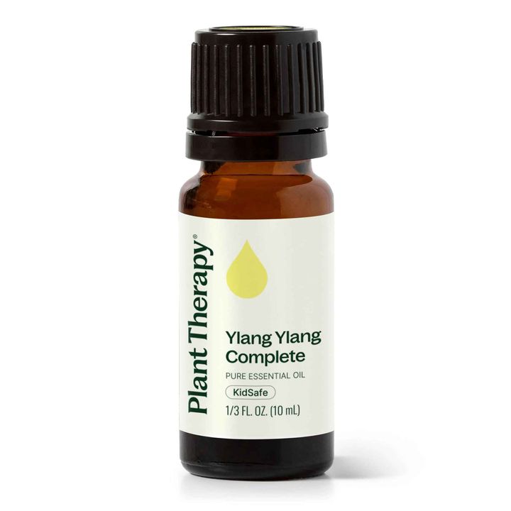 Plant Therapy Ylang Ylang Complete Essential Oil bottle with rich floral aroma