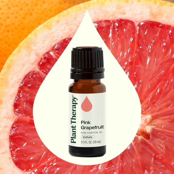 Pink Grapefruit Essential Oil diffused to uplift mood and boost morning energy