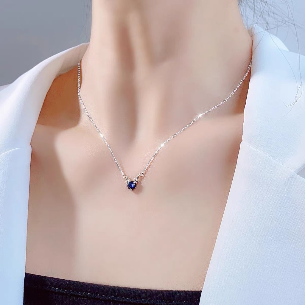 925 Sterling Silver The Deer Necklace
