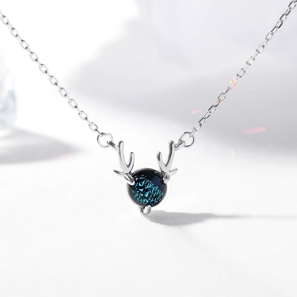 925 Sterling Silver The Deer Necklace