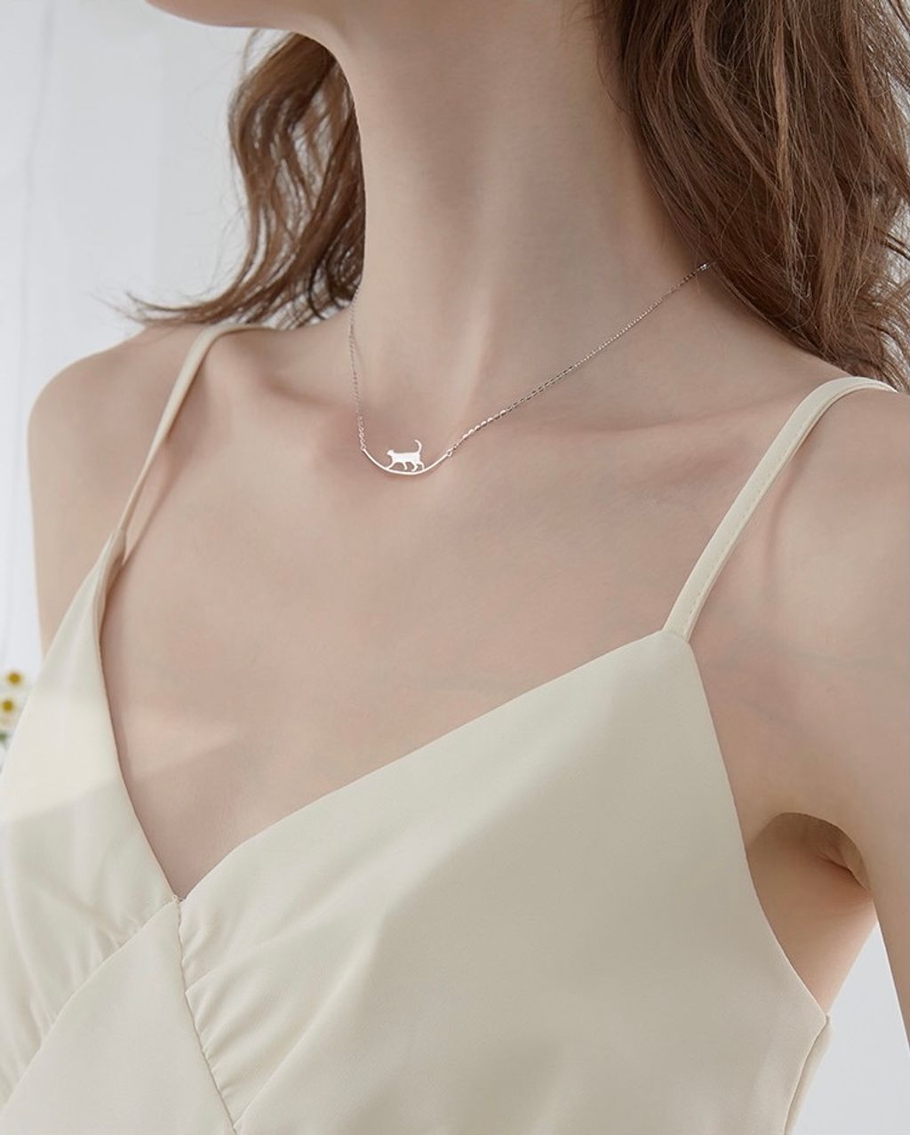 925 Sterling Silver The Cat Necklace