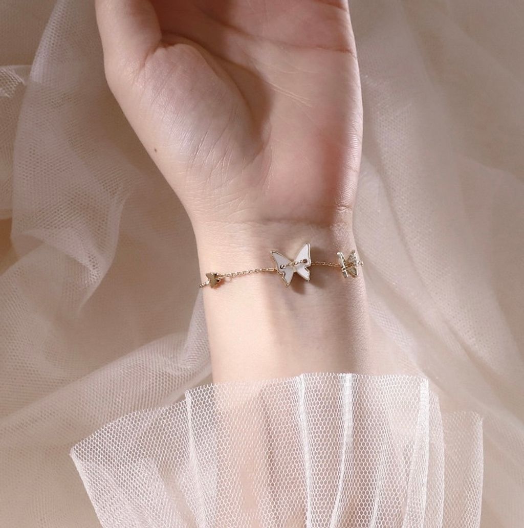 925 Sterling Silver Butterfly Bracelet