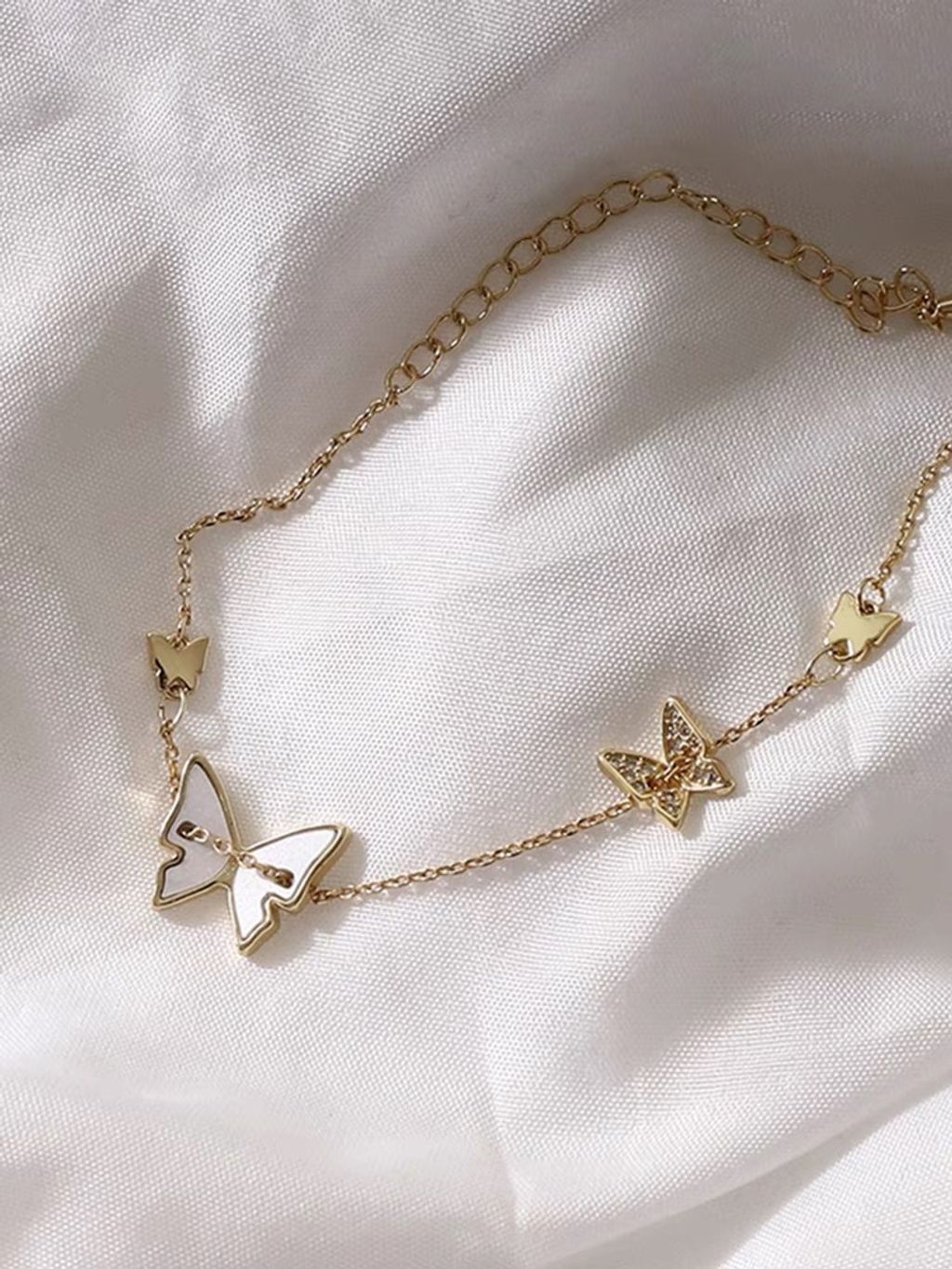 925 Sterling Silver Butterfly Bracelet