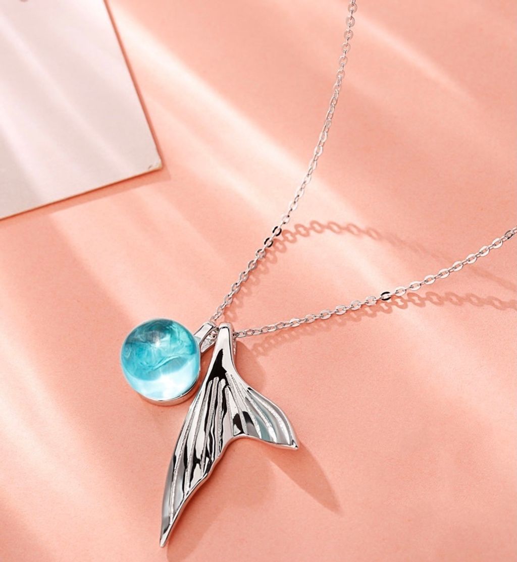 925 Sterling Silver The Mermaid Bubble Nacklace