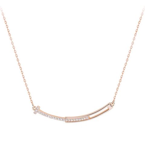 925 Sterling Silver Smile Necklace