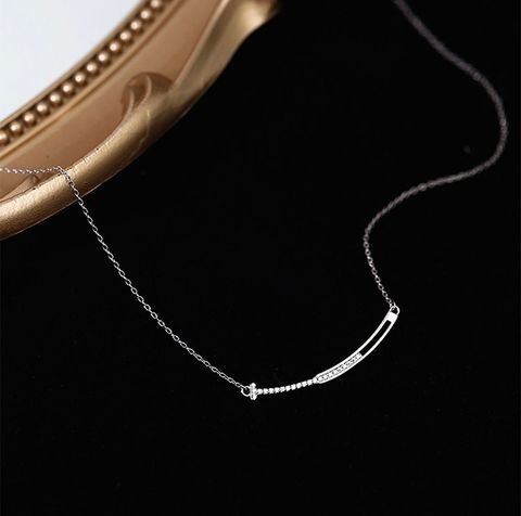 925 Sterling Silver Smile Necklace