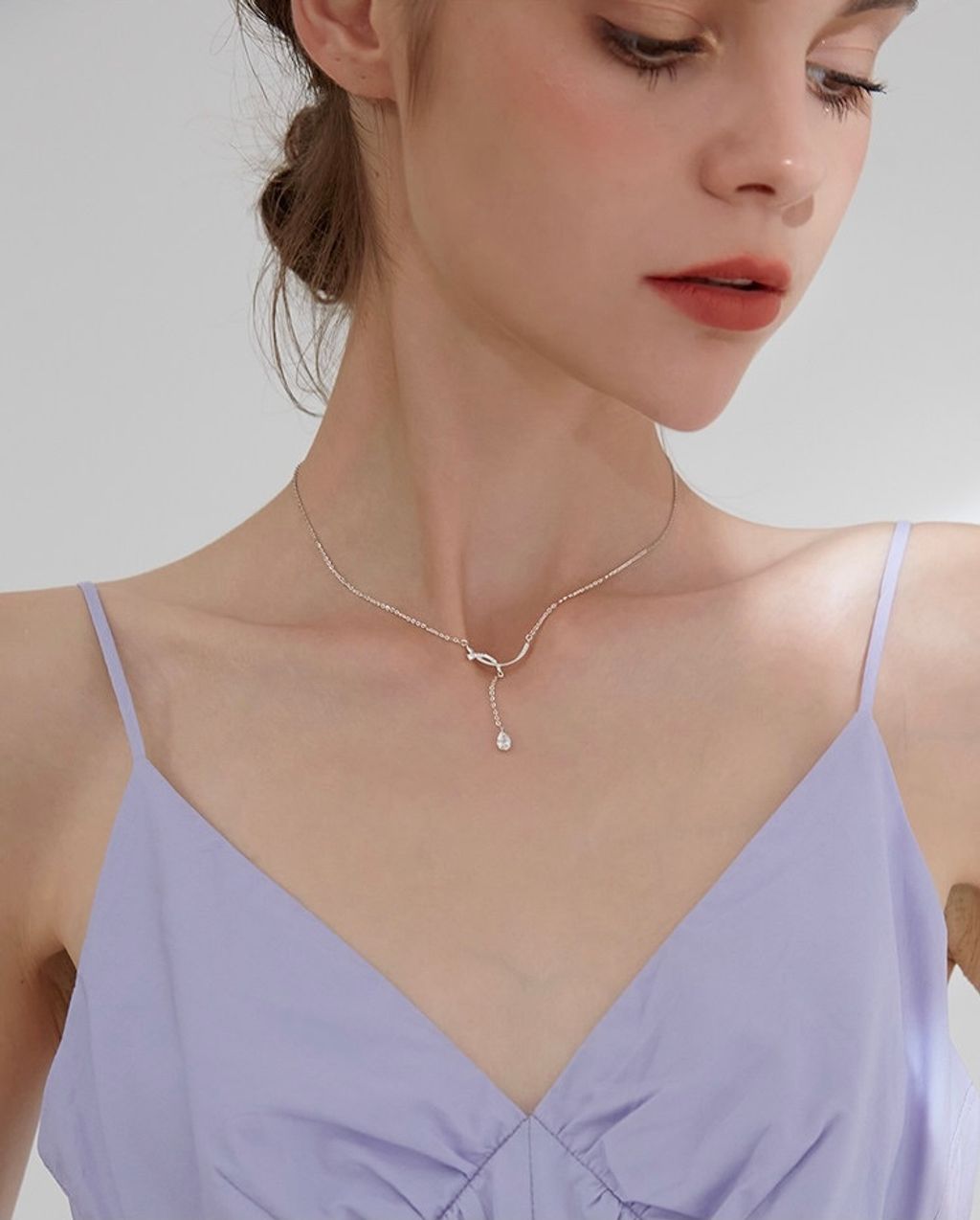 925 Sterling Silver Smile Necklace